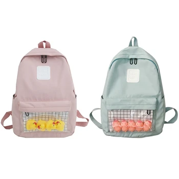 Transparent Cute Yellow Duck Small Fresh Literary Fan Backpack
Transparent Cute Yellow Duck Small Fresh Literary Fan Backpack