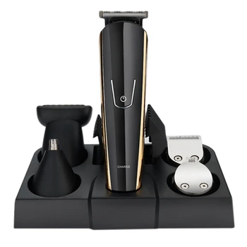 Jinding 5 in 1 Multi-Functional Hair Clipper Set with Comb Oil 5 Heads with Nose Ear Trimmer Styling Trimmer Beard Washable Eu P
Jinding 5 in 1 Multi-Functional Hair Clipper Set with Comb Oil 5 Heads with Nose Ear Trimmer Styling Trimmer Beard Washable Eu P