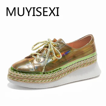 Mixed colors vintage British preppy style european genuine leather round toe lace up 5cm high bottom casual shoes DU03 MUYISEXI
Mixed colors vintage British preppy style european genuine leather round toe lace up 5cm high bottom casual shoes DU03 MUYISEXI