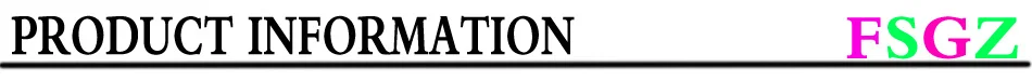 PRODUCT INFORMATIONF