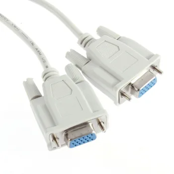 1 Male VGA to 2 Female VGA Splitter Cable 2 Way VGA SVGA Monitor Dual Video Graphic LCD TFT Y Splitter Cable Connector HDDB15
1 Male VGA to 2 Female VGA Splitter Cable 2 Way VGA SVGA Monitor Dual Video Graphic LCD TFT Y Splitter Cable Connector HDDB15