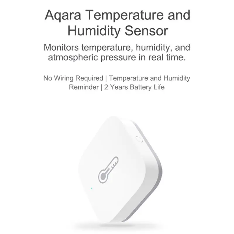 Original Aqara Smart Home Air Pressure Temperature Humidity Sensor Portable APP Control Easy installation Suitable For Global
Original Aqara Smart Home Air Pressure Temperature Humidity Sensor Portable APP Control Easy installation Suitable For Global