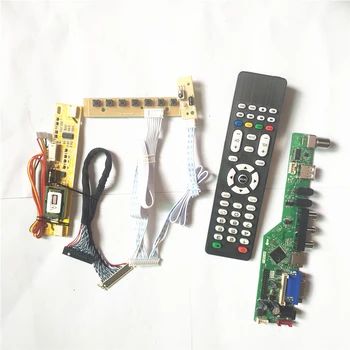 For LM150X06-A4K7/A4K8/A4M1 LCD panel TV53 controller board USB VGA HDMI AV RF LVDS 20Pin 2CCFL keyboard+Inverter+Remote DIY kit
For LM150X06-A4K7/A4K8/A4M1 LCD panel TV53 controller board USB VGA HDMI AV RF LVDS 20Pin 2CCFL keyboard+Inverter+Remote DIY kit