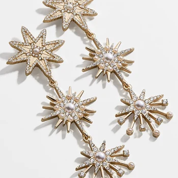 JUJIA Vintage Sweet Women Long Earrings Geometry Star Pendant Gold Drop Earring Engagement Party Female Pearl Jewelry
JUJIA Vintage Sweet Women Long Earrings Geometry Star Pendant Gold Drop Earring Engagement Party Female Pearl Jewelry