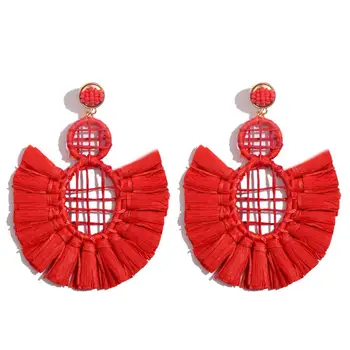 Flatfoosie Raffia Drop Earrings For Women Bohemian Vintage Tassel Flower Dangle Statement Earrings Party Ethnic Fashion Jewelry
Flatfoosie Raffia Drop Earrings For Women Bohemian Vintage Tassel Flower Dangle Statement Earrings Party Ethnic Fashion Jewelry