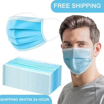 Disposable Facemasks 3 layers Non Woven Anti Dust Mouth Mask Soft Breathable Face Masks Protective Mask Maschera Facemasks
Disposable Facemasks 3 layers Non Woven Anti Dust Mouth Mask Soft Breathable Face Masks Protective Mask Maschera Facemasks