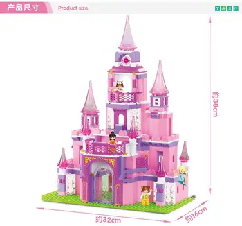 0152 472pcs friends pink dream series princess castle girl building block Bricks Toy 
0152 472pcs friends pink dream series princess castle girl building block Bricks Toy
