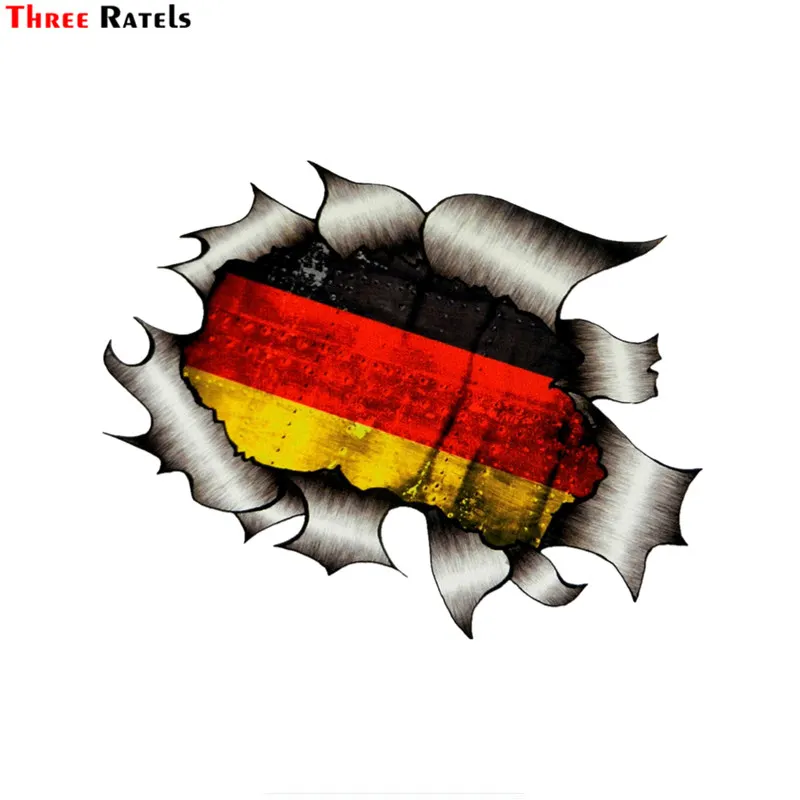 Three ratels FTC-730# Ripped Torn Metal Design With Germany German Flag GMotif External Vinyl Car decal Sticker
Three ratels FTC-730# Ripped Torn Metal Design With Germany German Flag GMotif External Vinyl Car decal Sticker