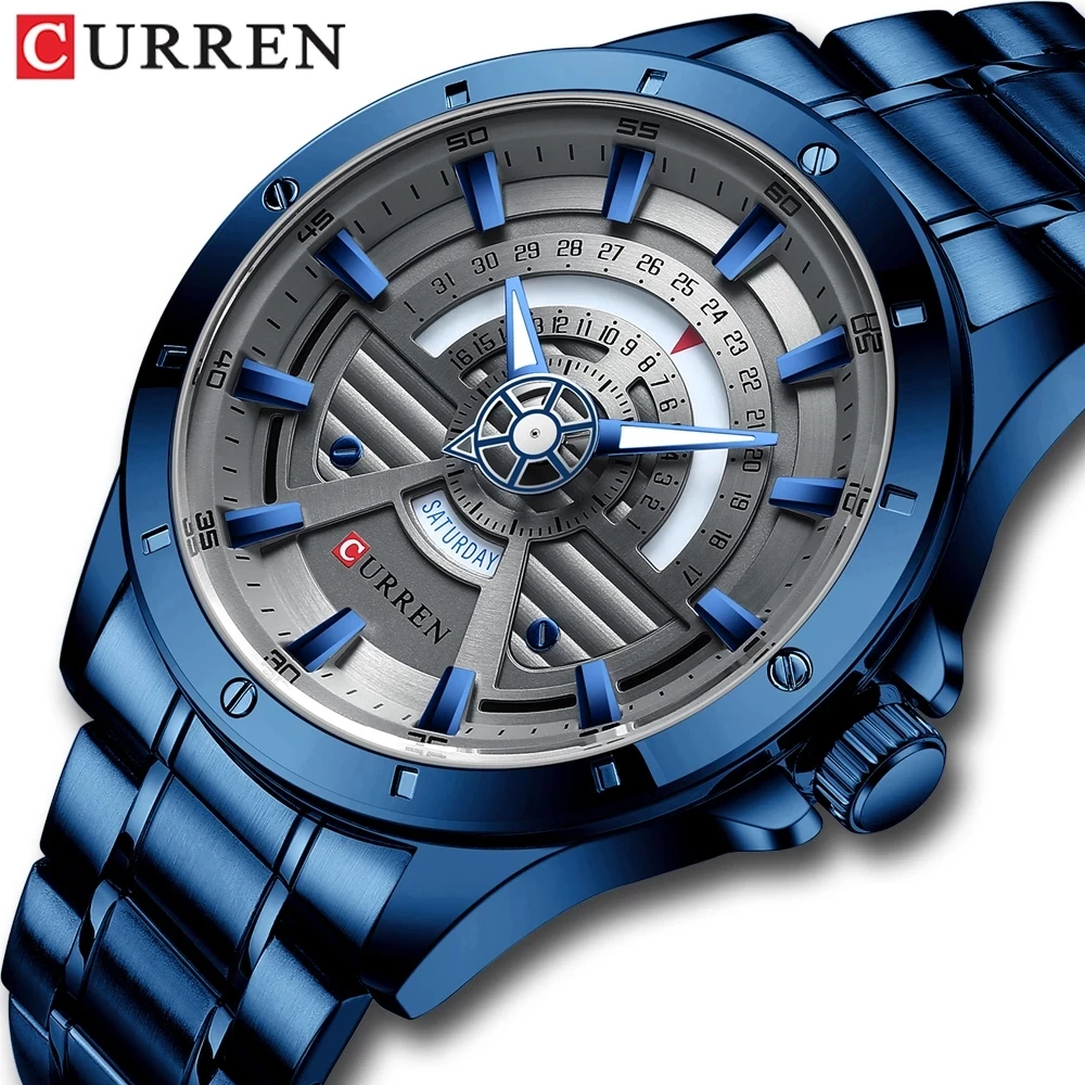 Watches Mens 2020 CURREN NEW Fashion Quartz stainless steel Watch Date and Week Clock Male Creative Wristwatch
Watches Mens 2020 CURREN NEW Fashion Quartz stainless steel Watch Date and Week Clock Male Creative Wristwatch
