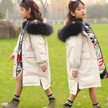 Autumn Winter Hooded Warm Parkas For Girls Warm Kids Down Jackets Coats For Boys 6-14Years Mid Big Children Outerwear Clothes 
Autumn Winter Hooded Warm Parkas For Girls Warm Kids Down Jackets Coats For Boys 6-14Years Mid Big Children Outerwear Clothes