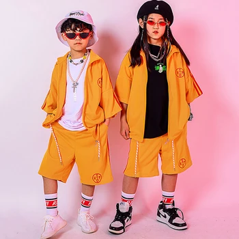Jazz Costumes Children Hip Hop Street Dance Sport Loose Suit Boys And Girls Modern Performance Clothing Kids Stage Wear DN5895
Jazz Costumes Children Hip Hop Street Dance Sport Loose Suit Boys And Girls Modern Performance Clothing Kids Stage Wear DN5895