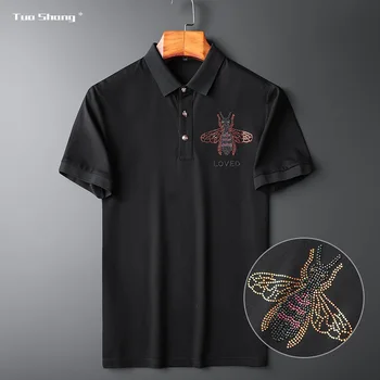 2020 New Designer Bee Diamonds Mens Polo Shirts Fashion Pattern Short Sleeve Straight High Quality Cotton Camisa Polo Masculina 
2020 New Designer Bee Diamonds Mens Polo Shirts Fashion Pattern Short Sleeve Straight High Quality Cotton Camisa Polo Masculina