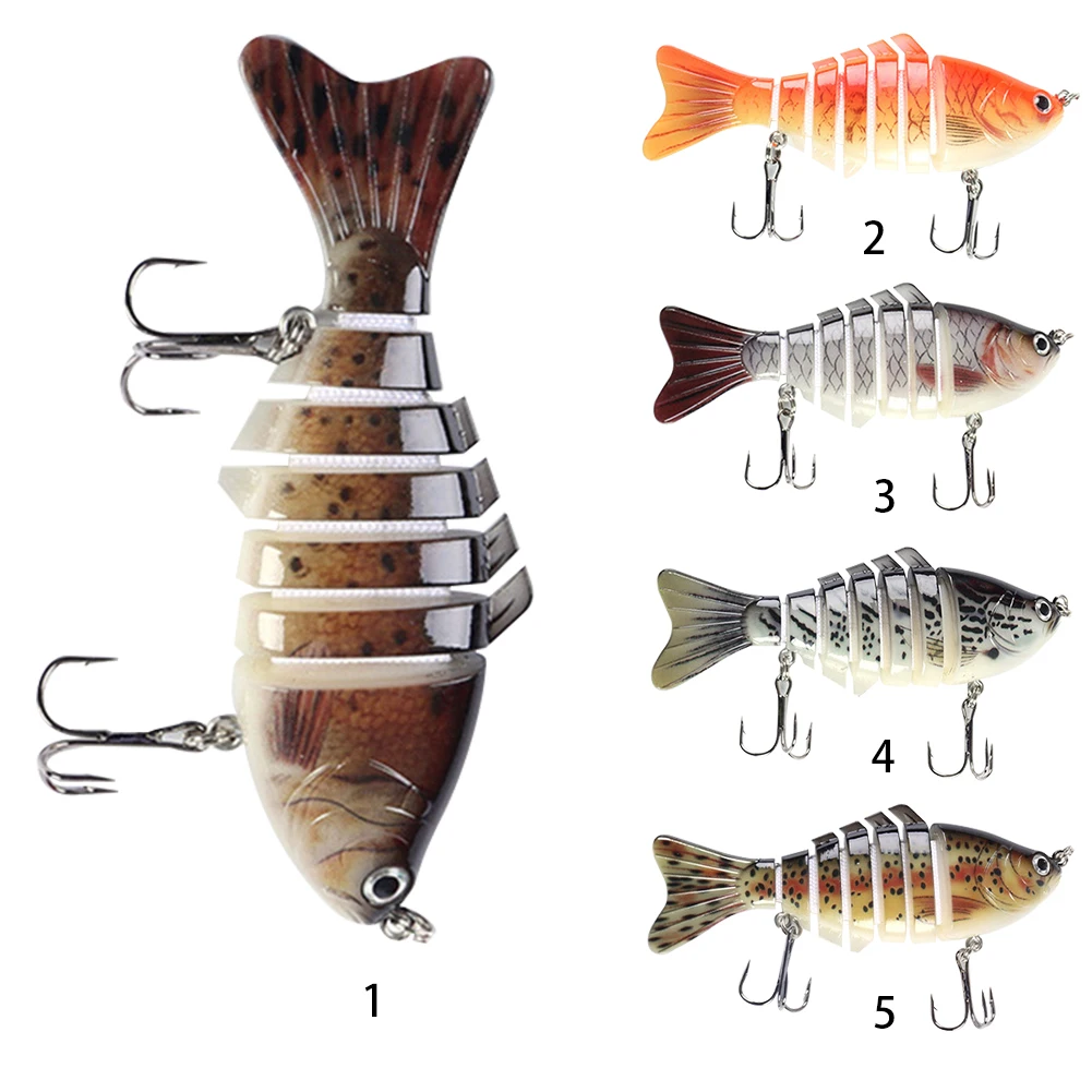 Minnow Multi Jointed Artificial Baits Colored Painting Sections Fishing Lure Wobblers Lifelike Fake Hard Sea Crankbait Swimbaits
Minnow Multi Jointed Artificial Baits Colored Painting Sections Fishing Lure Wobblers Lifelike Fake Hard Sea Crankbait Swimbaits