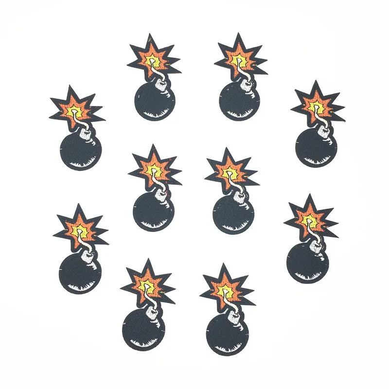 1PCS Bomb Patches Clothes embroidered Cloth Pach Jackets Decorative Applique Iron On Sticker of Bomb Danger DIY Badge
1PCS Bomb Patches Clothes embroidered Cloth Pach Jackets Decorative Applique Iron On Sticker of Bomb Danger DIY Badge