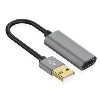 HDMI to USB 2.0 Video Capture Card 1080P HD Recorder Game / Video Live Streaming
HDMI to USB 2.0 Video Capture Card 1080P HD Recorder Game / Video Live Streaming