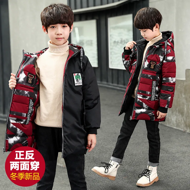 BOY'S Bronzing Printed Double-sided Wear Hand Cotton of Cotton-padded Clothes BOY'S Quilted Cotton Coat 2018 New Style Big Boy A
BOY'S Bronzing Printed Double-sided Wear Hand Cotton of Cotton-padded Clothes BOY'S Quilted Cotton Coat 2018 New Style Big Boy A