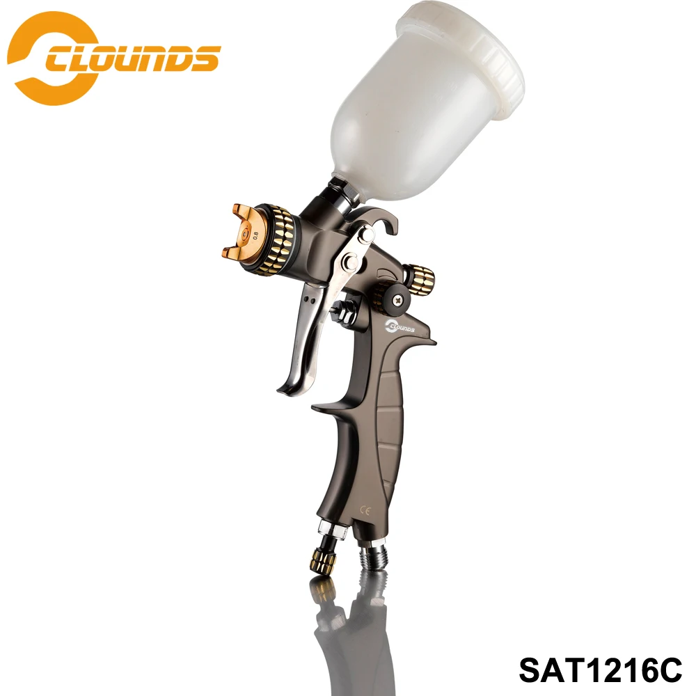 Mini HVLP Spray Gun Nozzle 0.8mm Gravity Feed Nylon Cup 125ml Stainless Nozzle Air Paint Gun
Mini HVLP Spray Gun Nozzle 0.8mm Gravity Feed Nylon Cup 125ml Stainless Nozzle Air Paint Gun