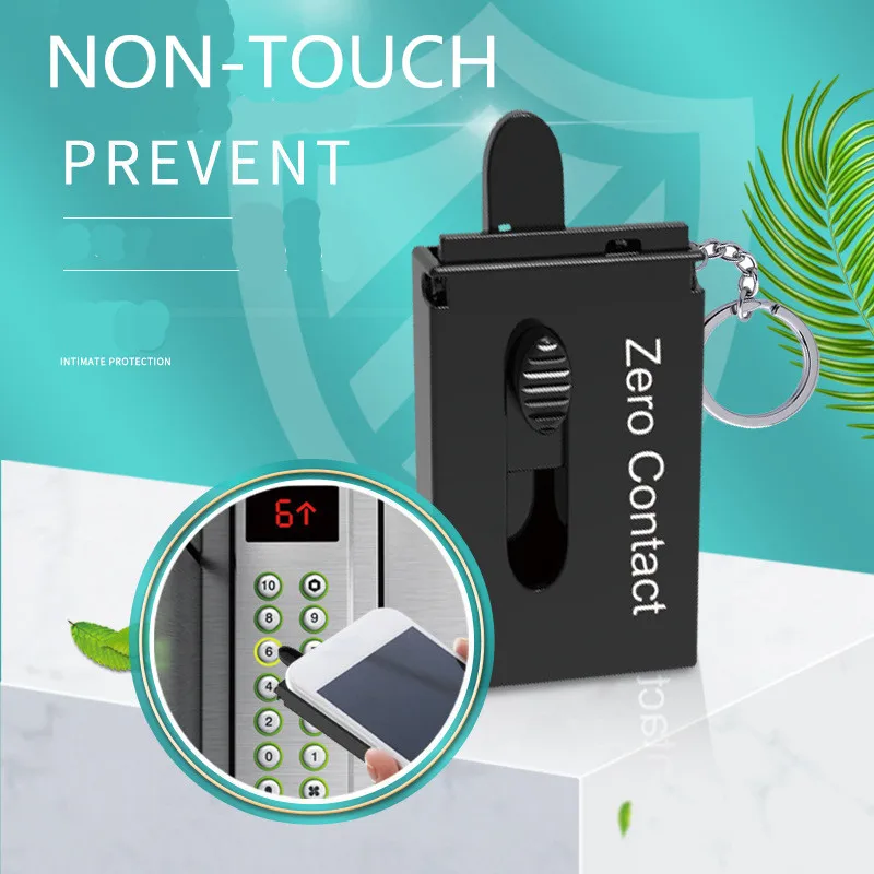 Portable Contactless Safety Protection Phone Sticker Keyring Assistant Tool NO Touch Elevator Button Key Chain Jewelry Gifts
Portable Contactless Safety Protection Phone Sticker Keyring Assistant Tool NO Touch Elevator Button Key Chain Jewelry Gifts