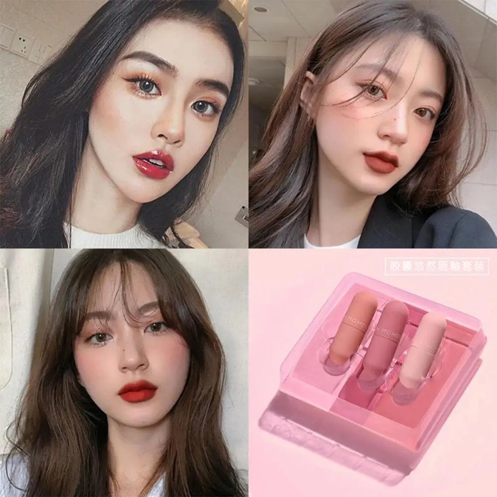 3pcs/Set Mini Matte Lipgloss Waterproof Red Velvet Long Lasting Lipstick Set Lips Maquiagem Easy To Carry Matte Lipgloss
3pcs/Set Mini Matte Lipgloss Waterproof Red Velvet Long Lasting Lipstick Set Lips Maquiagem Easy To Carry Matte Lipgloss