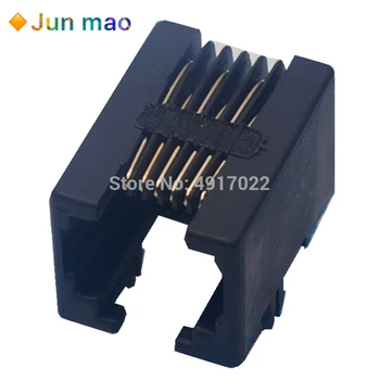 10PCS/Lot RJ11 Socket RJ12 Telephone 90 Degrees 6pin Crystal Female 95001-6p6c socket Connector 6P6C 6-Core Crystal Headrest Hot
10PCS/Lot RJ11 Socket RJ12 Telephone 90 Degrees 6pin Crystal Female 95001-6p6c socket Connector 6P6C 6-Core Crystal Headrest Hot