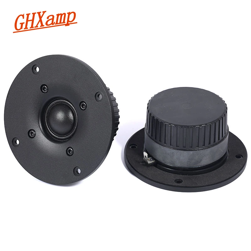 GHXAMP 4 inch Silk Film Tweeter 4ohm 20W HIFI speaker unit New bookshelf speaker floor box Treble with anti-magnetic 2PCS
GHXAMP 4 inch Silk Film Tweeter 4ohm 20W HIFI speaker unit New bookshelf speaker floor box Treble with anti-magnetic 2PCS