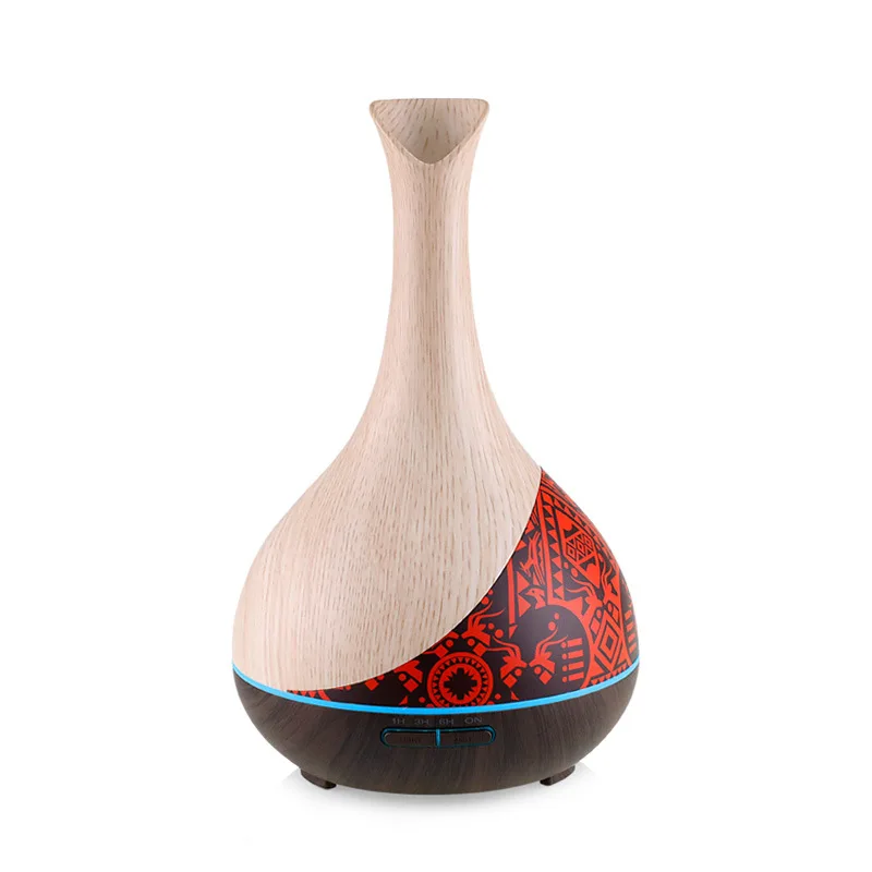 Wood Grain 300ml Essential Oil Aromatherapy Diffuser Colorful Ultrasonic Whisper Quiet Cool Mist Humidifier Auto Off 6H Timer
Wood Grain 300ml Essential Oil Aromatherapy Diffuser Colorful Ultrasonic Whisper Quiet Cool Mist Humidifier Auto Off 6H Timer