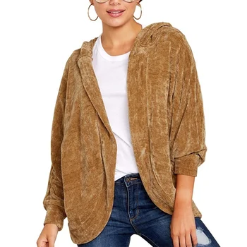 Vicabo New Trend Autumn Winter Cardigans Coat Women Soft Warm Solid Color Coats Lady Thick Plush Loose Hooded Jacket
Vicabo New Trend Autumn Winter Cardigans Coat Women Soft Warm Solid Color Coats Lady Thick Plush Loose Hooded Jacket