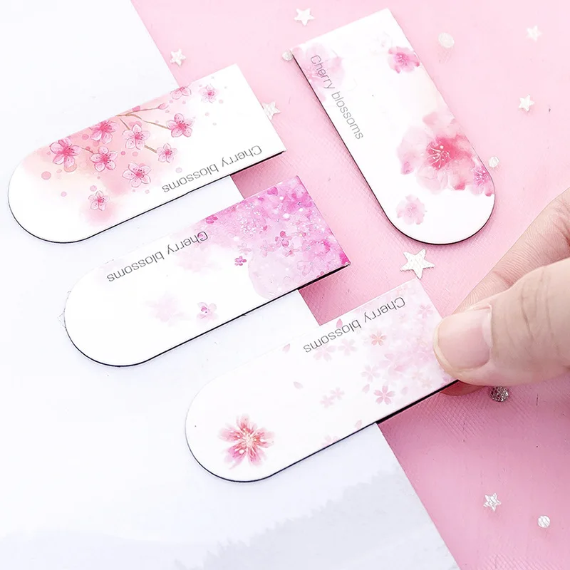 1PC Cute Cherry Blossom Magnetic Bookmark Creative Magnet Bookmark Student Pager Paper Clip School Stationery Office Supplies
1PC Cute Cherry Blossom Magnetic Bookmark Creative Magnet Bookmark Student Pager Paper Clip School Stationery Office Supplies