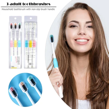 3pcs/set Practical Toothbrush Multi-functional Classic Dental Oral Hygiene Care Soft Hair Teeth Whitening Brush for Adults
3pcs/set Practical Toothbrush Multi-functional Classic Dental Oral Hygiene Care Soft Hair Teeth Whitening Brush for Adults