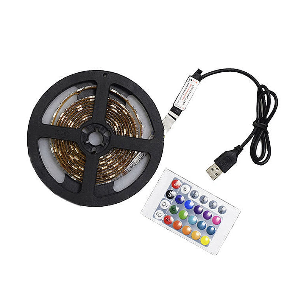 USB LED Strip Light TV Backlight With Remote Control Bright Color LED Light Belt For Home Decoration 12V+ Remote Control
USB LED Strip Light TV Backlight With Remote Control Bright Color LED Light Belt For Home Decoration 12V+ Remote Control