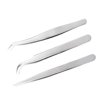 3pcs Lash Extension Tweezers Curved Straight Pointed Tips Tweezer Eyelash Extension Tools
3pcs Lash Extension Tweezers Curved Straight Pointed Tips Tweezer Eyelash Extension Tools