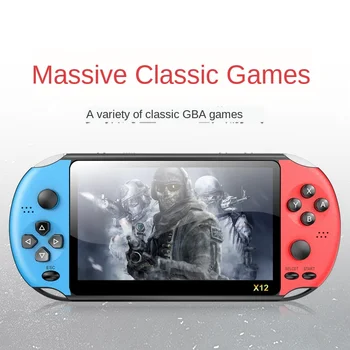 5.1 inch X12 handheld game console PSP game console nostalgic built-in battery retro arcade child handheld GBA game 
5.1 inch X12 handheld game console PSP game console nostalgic built-in battery retro arcade child handheld GBA game