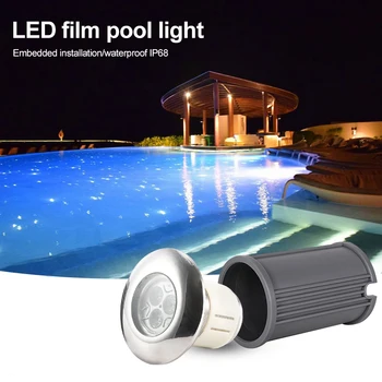 Stainless Steel LED Pool light AC12VConcrete surface mounted Submersible lamp IP68 Waterproof Recessed Light Swimming Pool lamps
Stainless Steel LED Pool light AC12VConcrete surface mounted Submersible lamp IP68 Waterproof Recessed Light Swimming Pool lamps