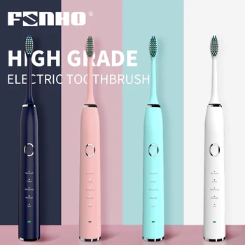 FUNHO Advanced Powerful Sonic Electric Toothbrush 5 modes Adult Ultrasonic Toothbrush Automatic Washable Whitening USB Charge H9
FUNHO Advanced Powerful Sonic Electric Toothbrush 5 modes Adult Ultrasonic Toothbrush Automatic Washable Whitening USB Charge H9