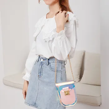 Fashion Ladies Solid PVC Small Square Bag Single Shoulder Messenger Bag Korean Solid Personality Big Buckle Crossbody Bag #3
Fashion Ladies Solid PVC Small Square Bag Single Shoulder Messenger Bag Korean Solid Personality Big Buckle Crossbody Bag #3
