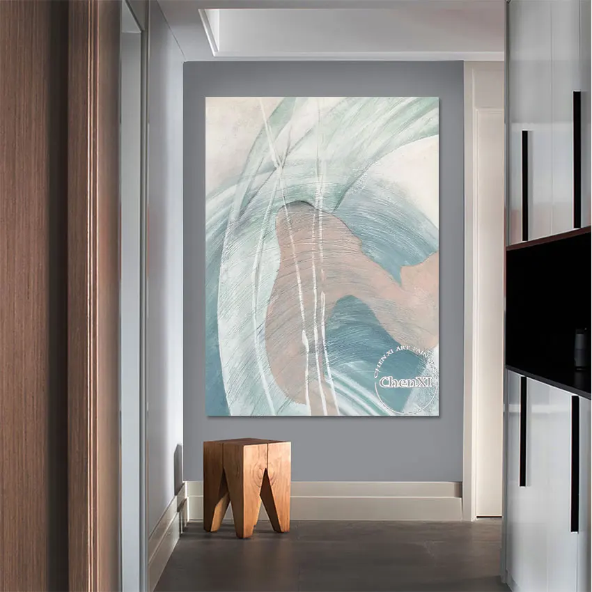 Line Abstract Wall Art Paintings, Handpainted Oil Painting on Canvas, Large Wall Art Mural, Modern Home Decoration, No Framed
Line Abstract Wall Art Paintings, Handpainted Oil Painting on Canvas, Large Wall Art Mural, Modern Home Decoration, No Framed