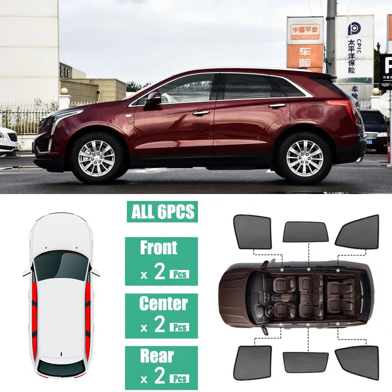 Side Windows Magnetic Sun Shade UV Protection Ray Blocking Mesh Visor Fit For Cadillac XT5 2016-2019
Side Windows Magnetic Sun Shade UV Protection Ray Blocking Mesh Visor Fit For Cadillac XT5 2016-2019