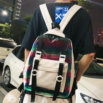 Design Latest Edition Backpack Female Tide Brand Street Tide High School Student Bag Female Personality Small Backpack
Design Latest Edition Backpack Female Tide Brand Street Tide High School Student Bag Female Personality Small Backpack