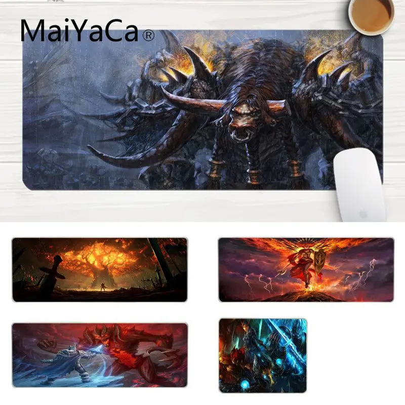 MaiYaCa New Arrivals World of WarCraft Game Durable Rubber Mouse Mat Pad Large Lockedge Mouse pad PC Computer mat
MaiYaCa New Arrivals World of WarCraft Game Durable Rubber Mouse Mat Pad Large Lockedge Mouse pad PC Computer mat