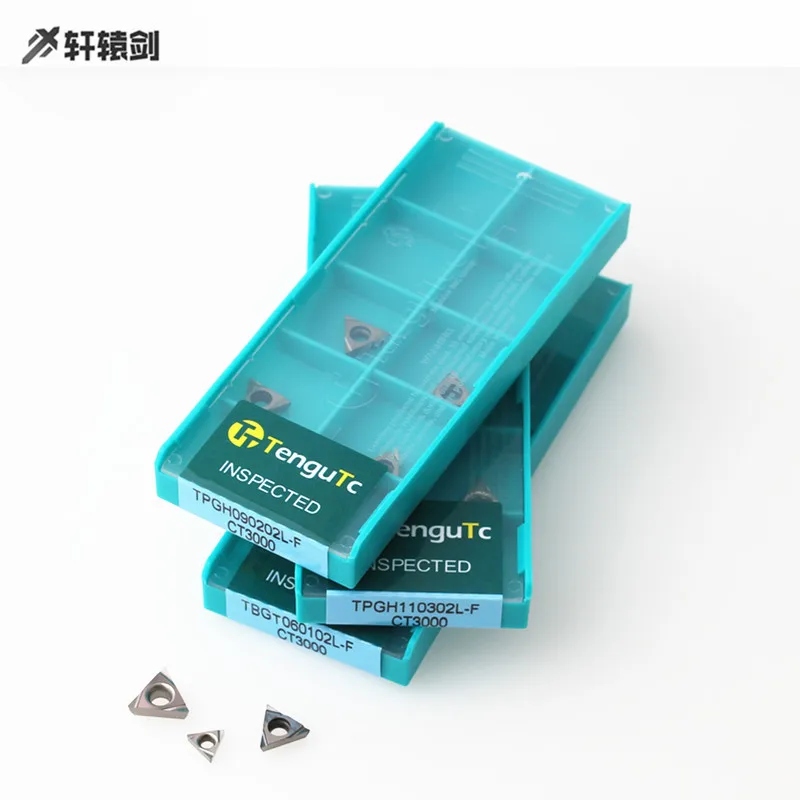 10PCS TPGH110302L-F TPGH090202L-F TBGH060102L-F CT3000 TaeguTec Insert Grade Carbide Cermet Turning Tool Internal
10PCS TPGH110302L-F TPGH090202L-F TBGH060102L-F CT3000 TaeguTec Insert Grade Carbide Cermet Turning Tool Internal