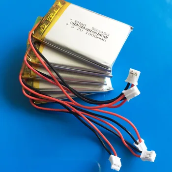 5pcs JST PH 2.0mm 2pin 3.7V 1000mAh Polymer Lithium Rechargeable Lipo battery 503450 for smart phone DVD mp3 Led Lamp camera
5pcs JST PH 2.0mm 2pin 3.7V 1000mAh Polymer Lithium Rechargeable Lipo battery 503450 for smart phone DVD mp3 Led Lamp camera