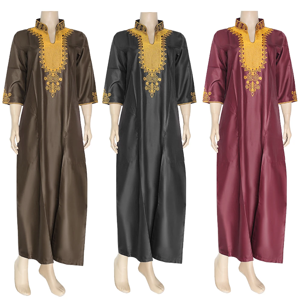 MD Dashiki African Dresses For Women Gold Embroidery Robe Ankara Style Ladies Clothing Ropa Europea 2020 Wedding Party Robes
MD Dashiki African Dresses For Women Gold Embroidery Robe Ankara Style Ladies Clothing Ropa Europea 2020 Wedding Party Robes