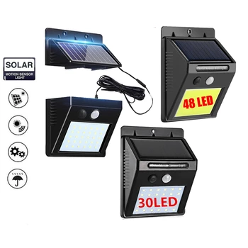 48/30 LEDs Solar Light PIR Motion Sensor Outdoor Solar Lamp Waterproof Wall Street Garden light Emergency Security Night Lightin
48/30 LEDs Solar Light PIR Motion Sensor Outdoor Solar Lamp Waterproof Wall Street Garden light Emergency Security Night Lightin