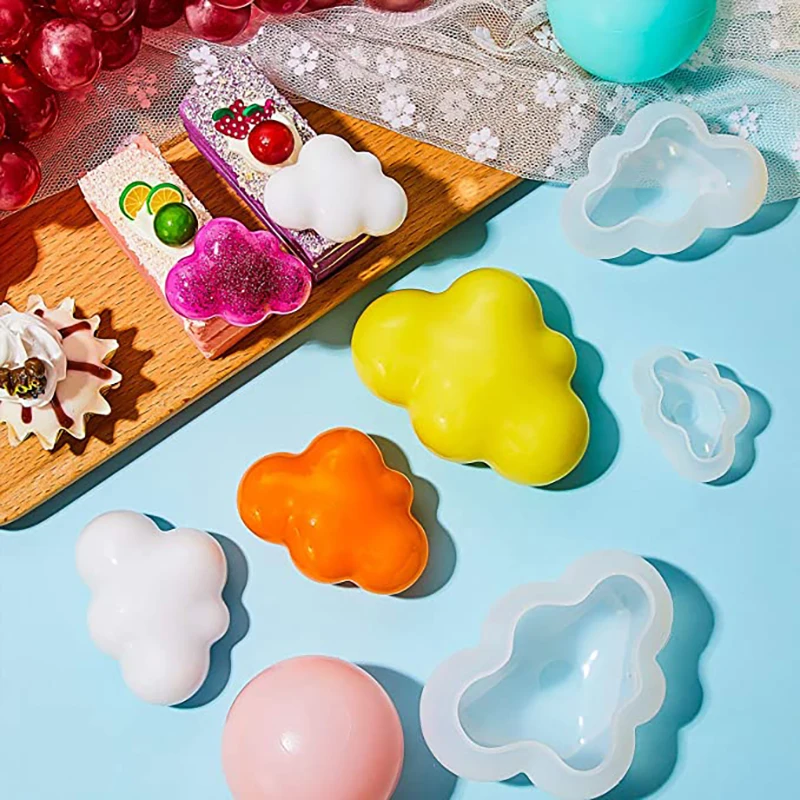 

Cloud Shape Epoxy Silicone Mould Handmade Casting Soap Silicone Mold 3D Cloud Epoxy Resin Molds Making Tool DIY Jewelry Crafts