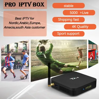 12 Months PRO Nordic IPTV Subscription Netherlands IPTV+TX6 Android 9.0 Smart TV Box Allwinner H6 Playstore WiFi 4k Set Top Box
12 Months PRO Nordic IPTV Subscription Netherlands IPTV+TX6 Android 9.0 Smart TV Box Allwinner H6 Playstore WiFi 4k Set Top Box