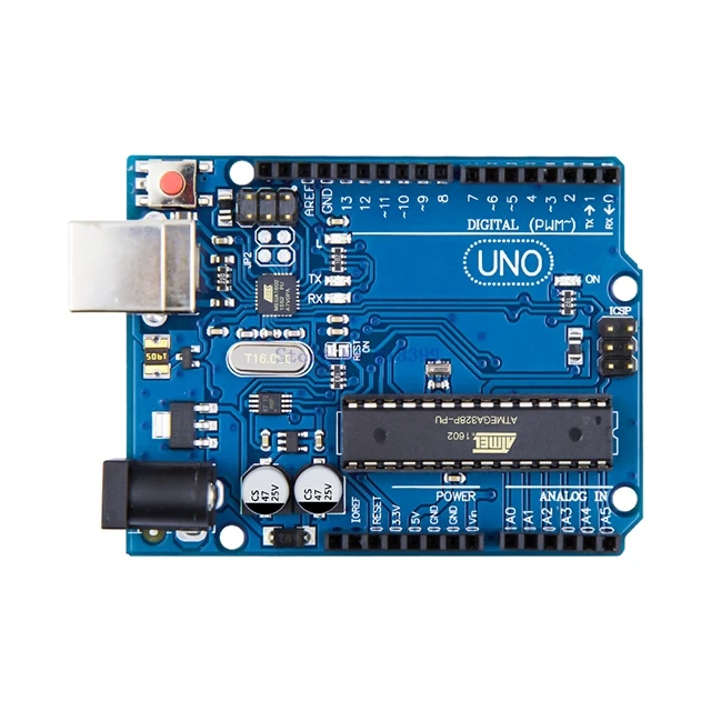 A2-- Uno R3 Compatible Electronic ATmega328P Microcontroller Card for Arduino Robotics and DIY Projects
A2-- Uno R3 Compatible Electronic ATmega328P Microcontroller Card for Arduino Robotics and DIY Projects