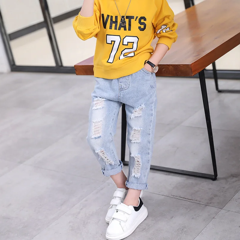 Children Clothing 2020 Summer Autumn Toddler Baby Boys Hole Jeans Casual Wild Fashion Pants Boys Jeans Kids Trousers 2 3 4 Year Children Clothing 2020 Summer Autumn Toddler Baby Boys Hole Jeans Casual Wild Fashion Pants Boys Jeans Kids Trousers 2 3 4 Year