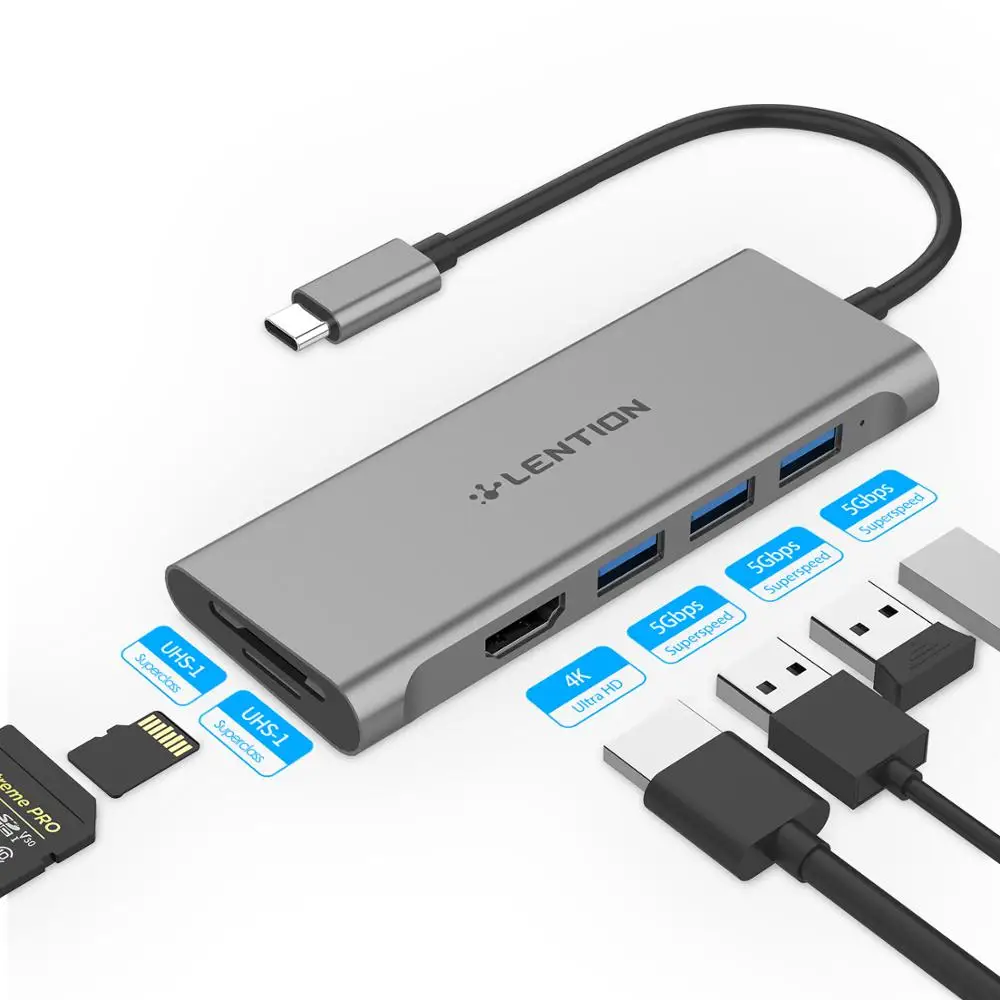 USB C HUB Type C to Multi USB 3.0 HUB HDMI Adapter Dock for 2020 MacBook Pro13 Huawei Mate 30 USB-C Splitter Port Card Reader
USB C HUB Type C to Multi USB 3.0 HUB HDMI Adapter Dock for 2020 MacBook Pro13 Huawei Mate 30 USB-C Splitter Port Card Reader
