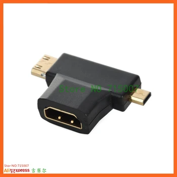 Mini 3 in 1 Micro HDMI Male to Female HDMI 1.4 Cable Adapter Converters for phone camera Card Readers
Mini 3 in 1 Micro HDMI Male to Female HDMI 1.4 Cable Adapter Converters for phone camera Card Readers