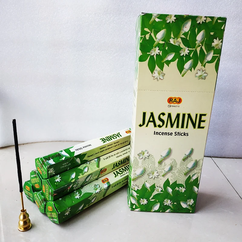 T Indiana Jasmine Stick Incense One Small Box Natural Pagoda Sticks for Wooden Burner Yoga Room Scents | Дом и сад